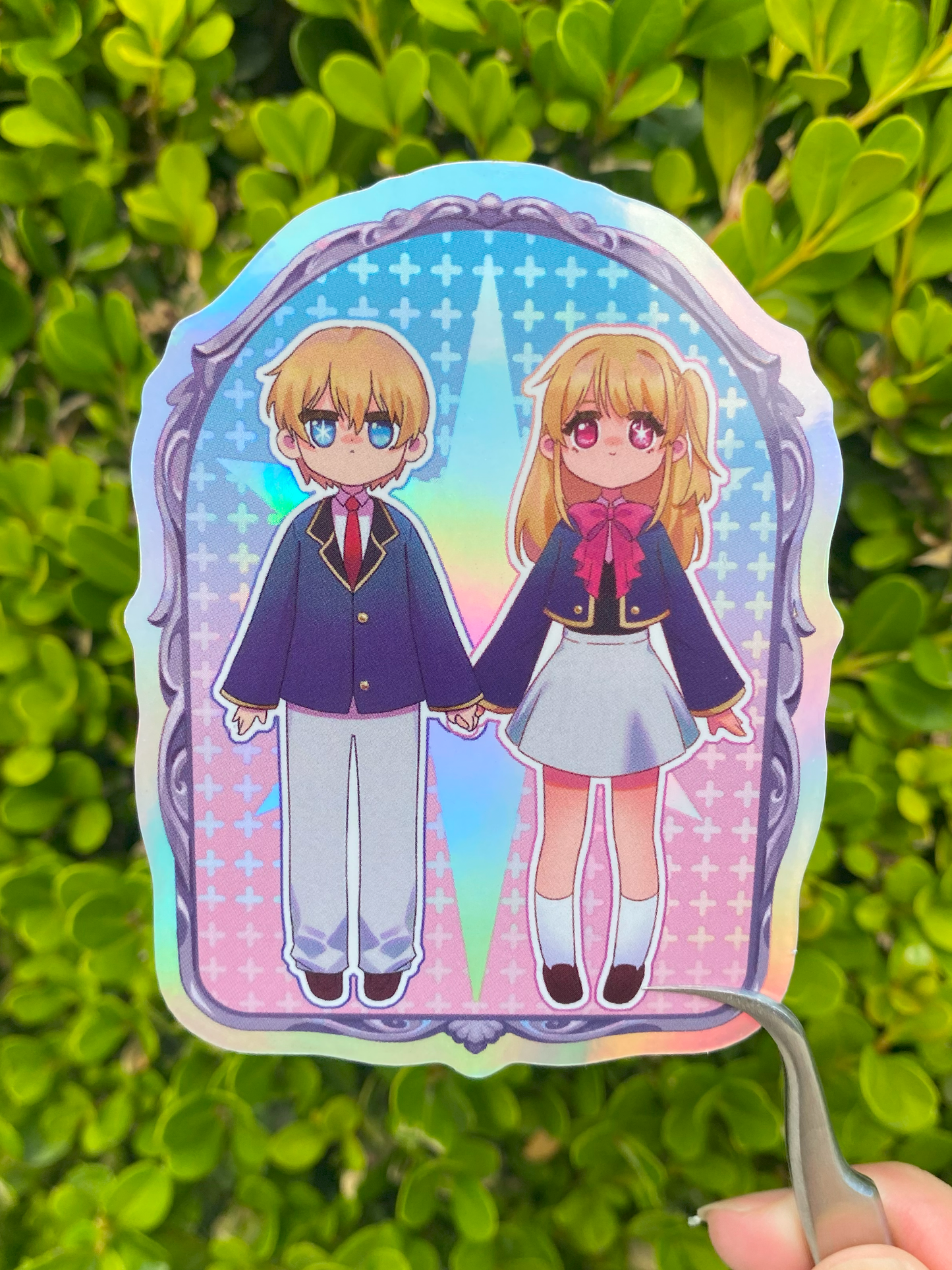 Oshi no Ko Holographic 4 inch Sticker