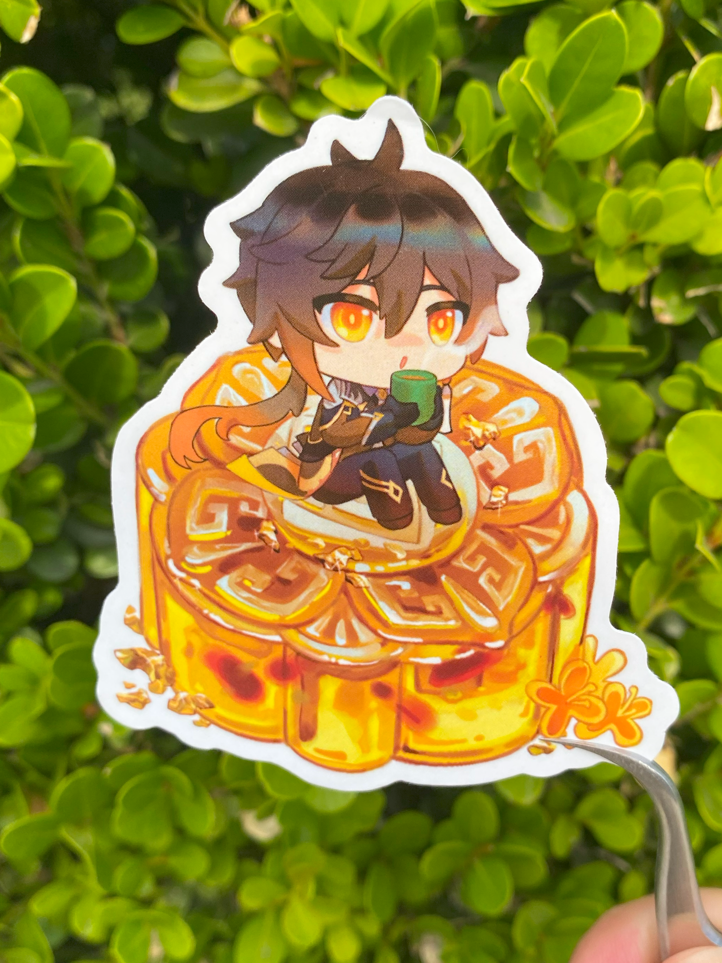 Genshin Impact Zhong Li Specialty Food 3 inch sticker