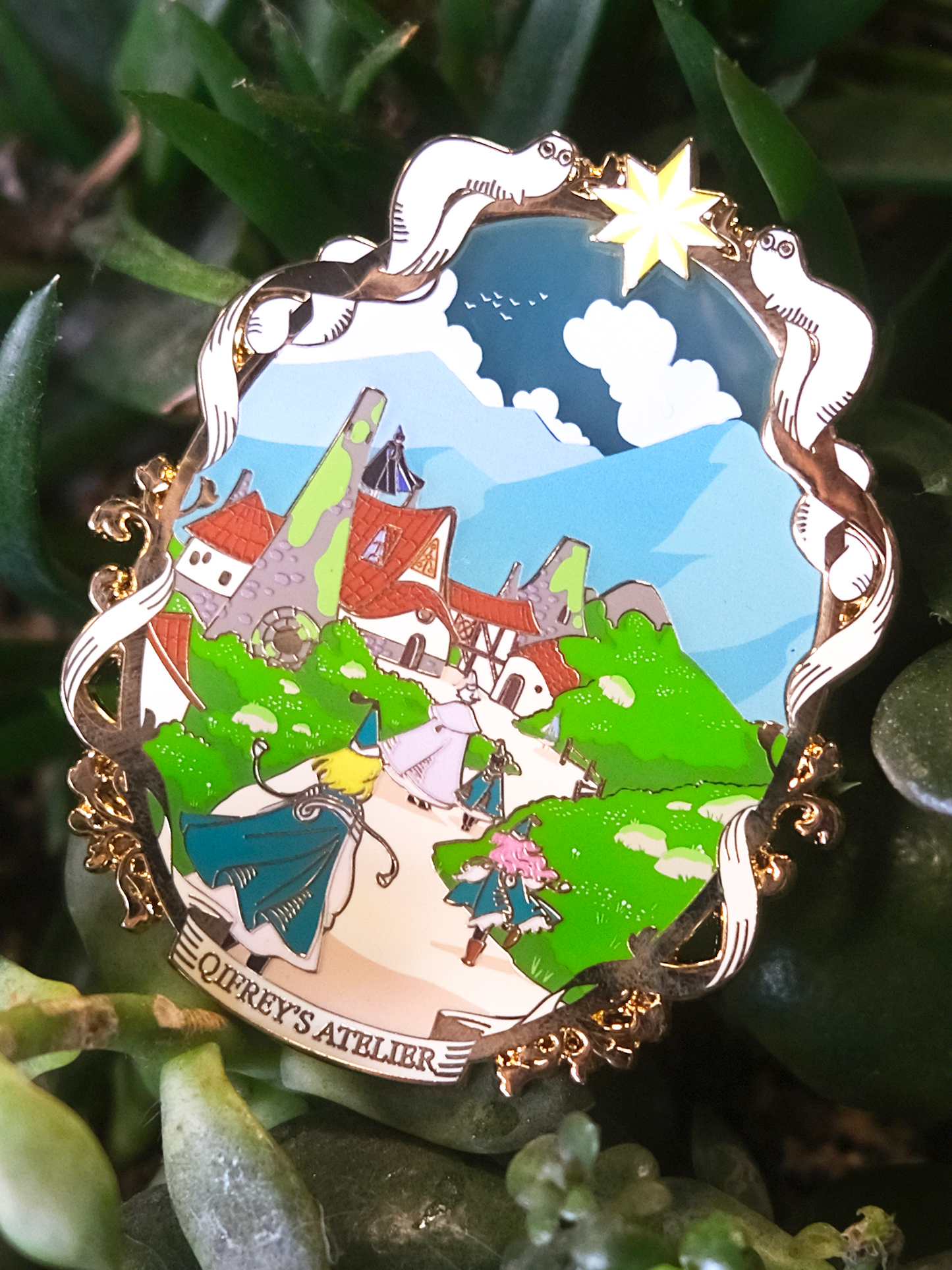 Witch Hat Atelier "Qifrey's Atelier" 3.5 Inch Enamel Pin