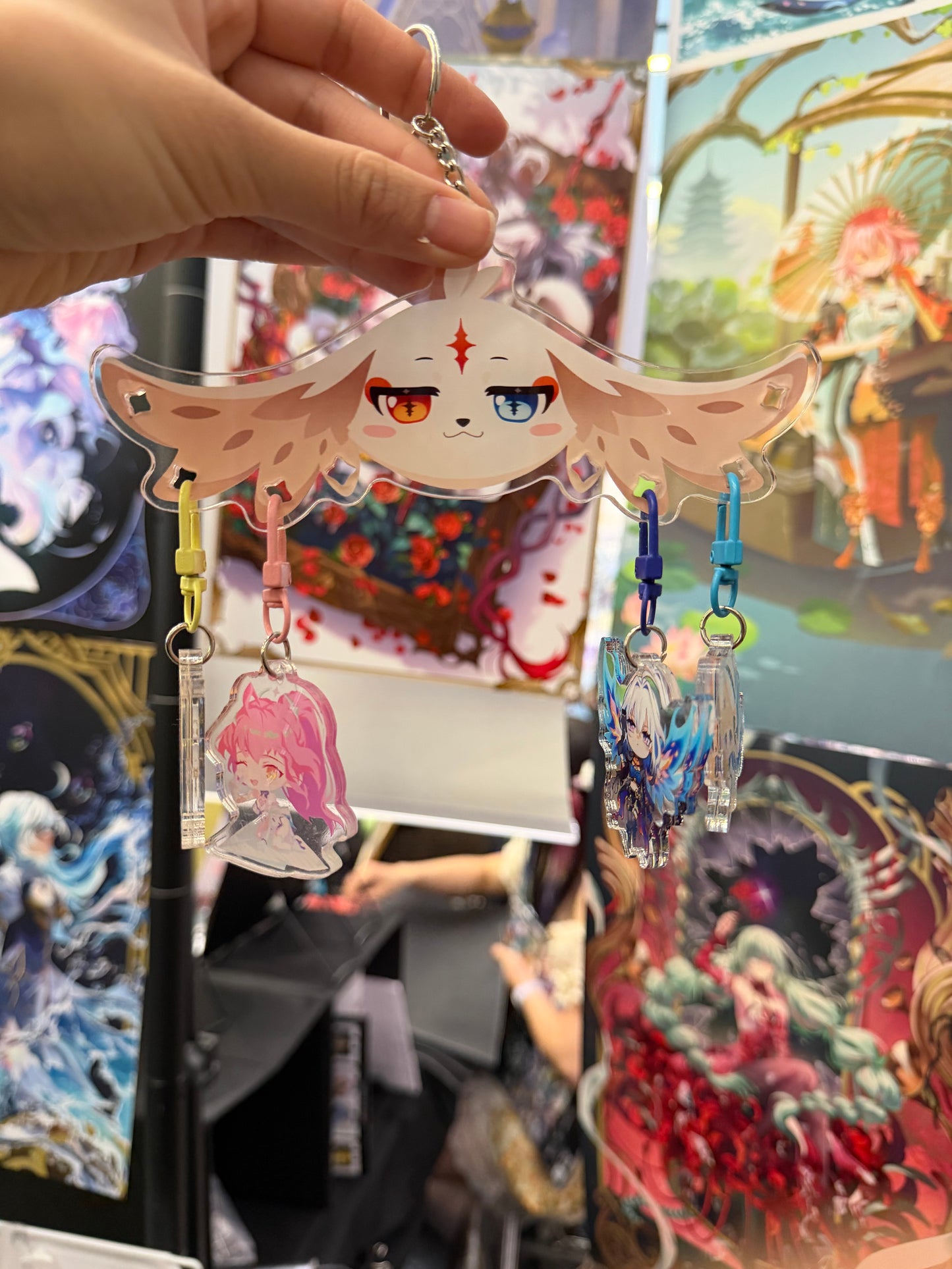 Wuthering waves keychain holder + set