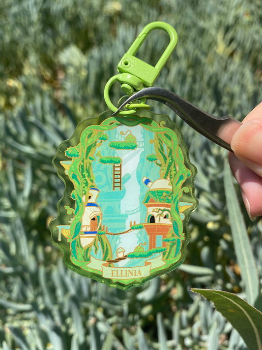 Maplestory 2 inch Ellinia Keychain