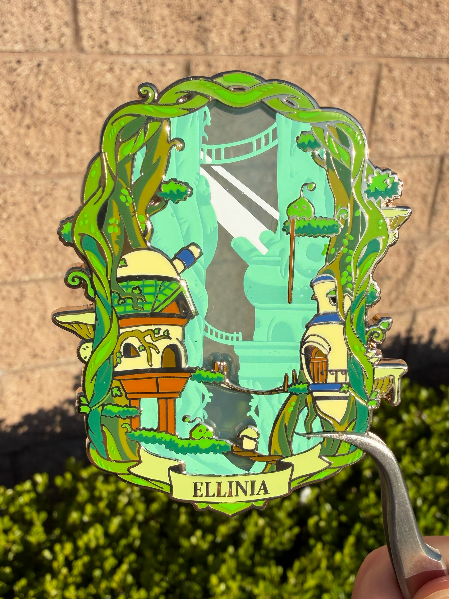 Nostalgic Maplestory Town Stained Glass Enamel Pins