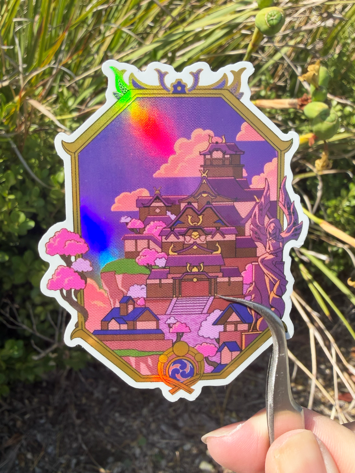 Genshin Impact Regions Foil Stickers
