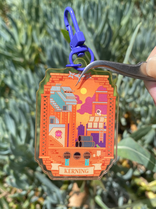 Maplestory 2 inch Kerning Keychain