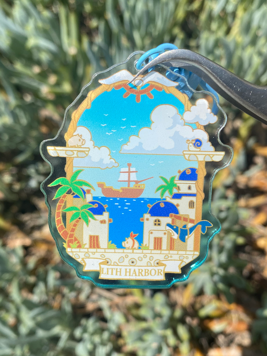 Maplestory 2 inch Lith Harbor Keychain