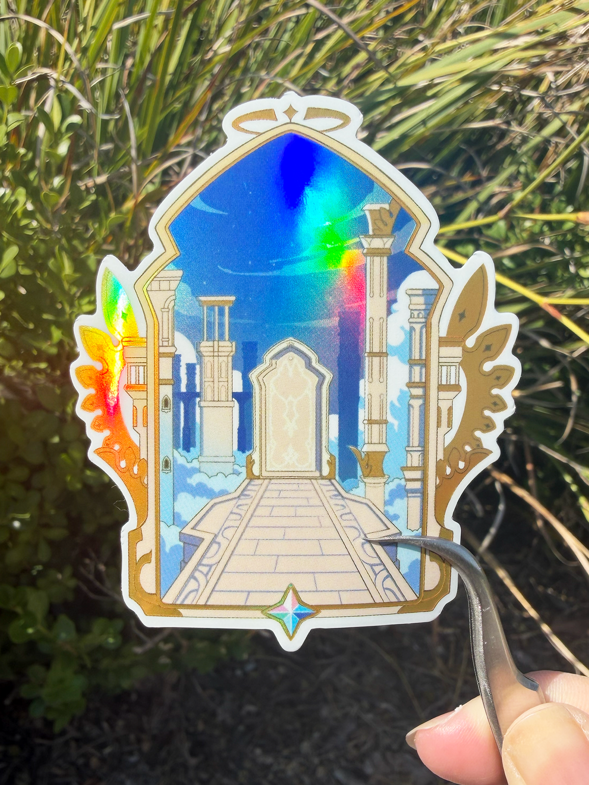 Genshin Impact Regions Foil Stickers
