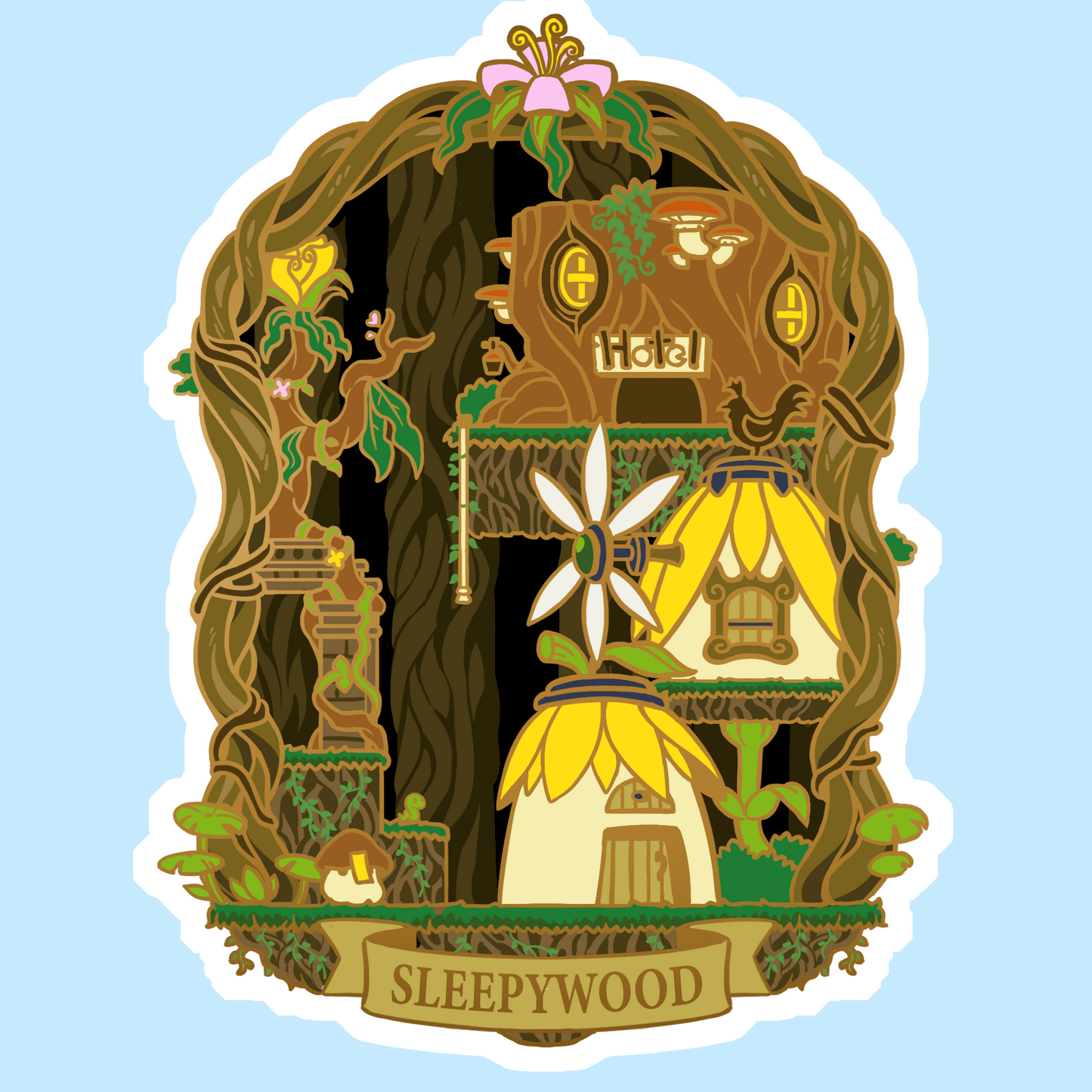[13 Sticker Set] Maplestory Region Stickers