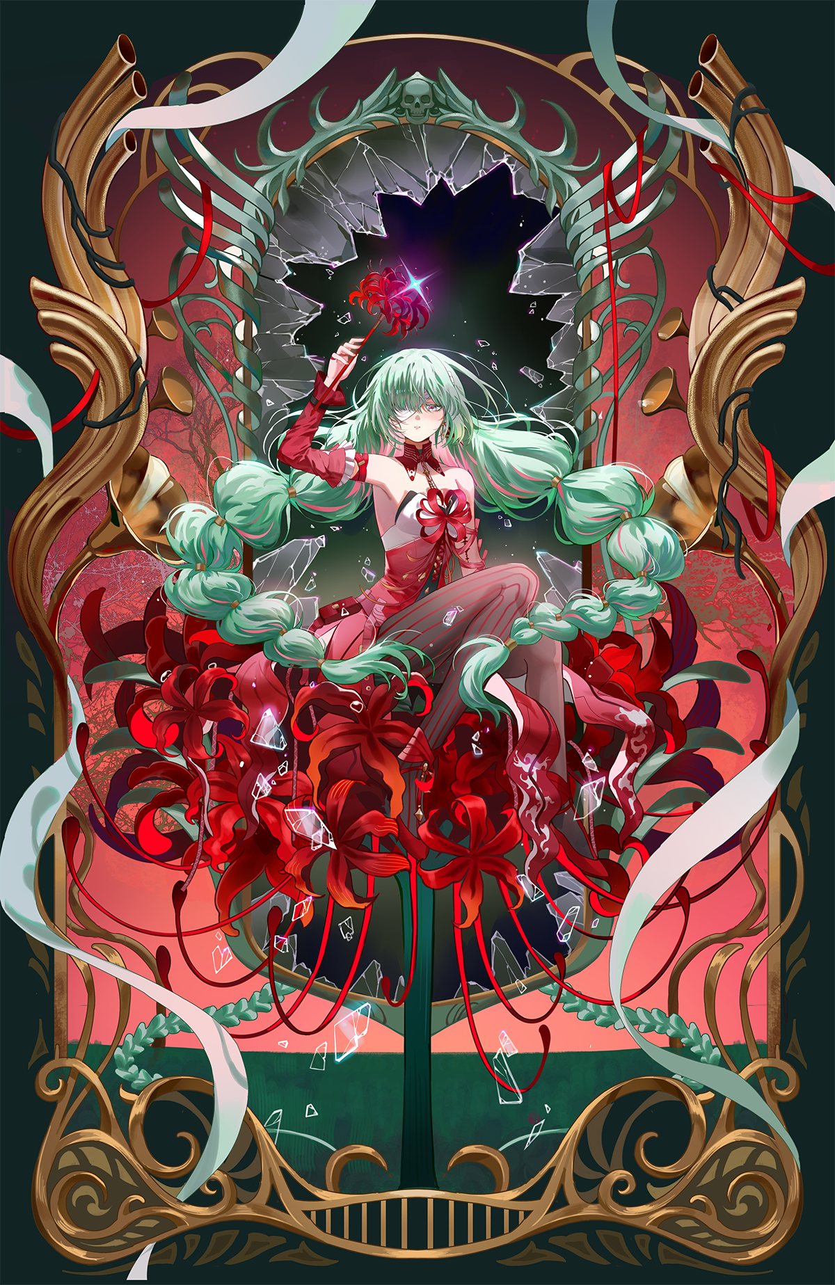 Wuthering Waves Phrolova 11x17 Gold Foil + UV Spot Gloss Print