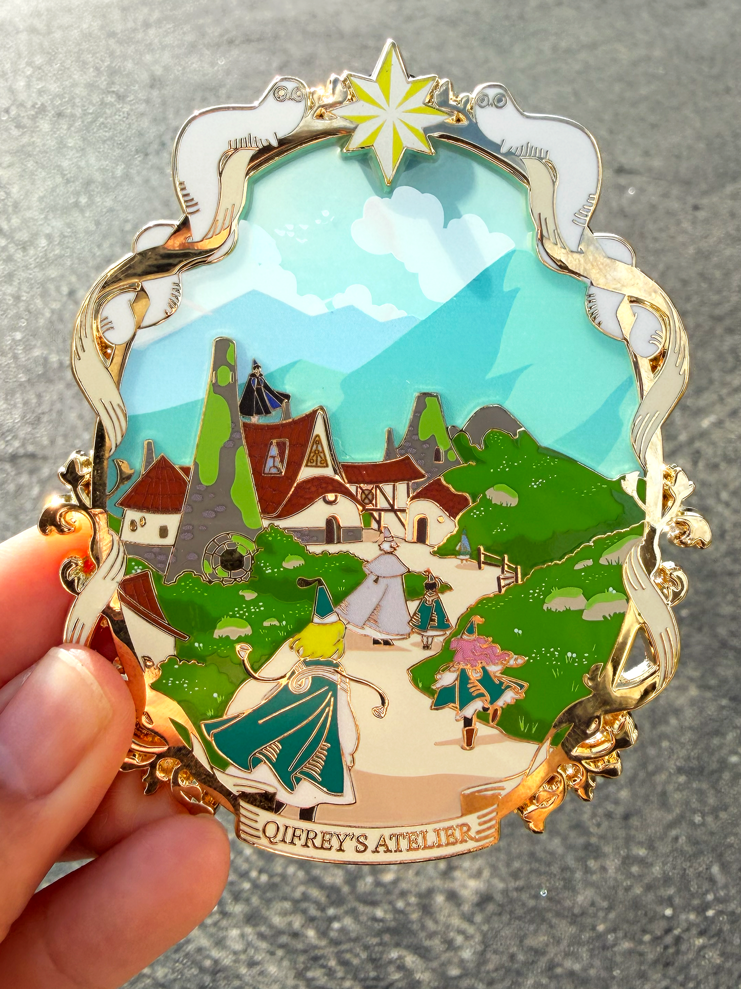 Witch Hat Atelier "Qifrey's Atelier" 3.5 Inch Enamel Pin