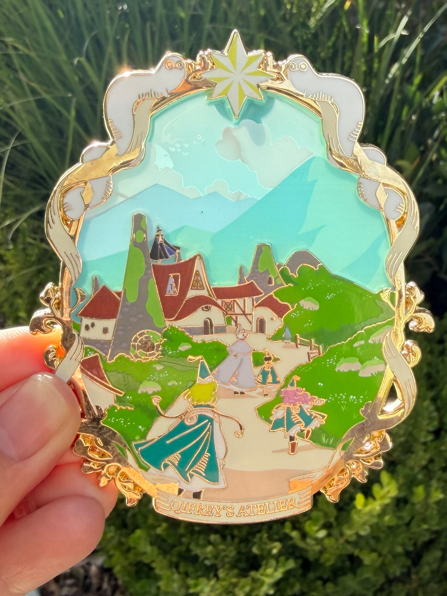 Witch Hat Atelier "Qifrey's Atelier" 3.5 Inch Enamel Pin